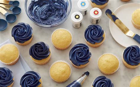 navy blue icing instructions.